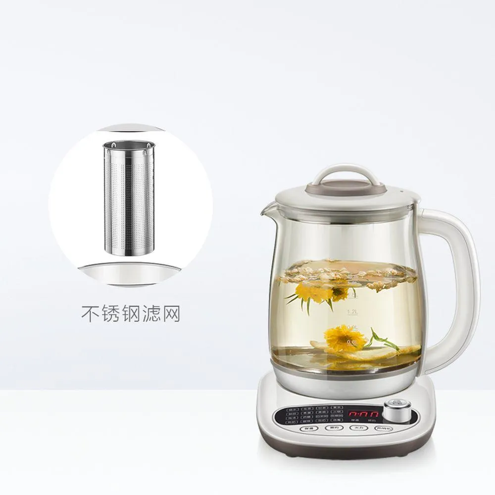 小浣熊 B18P1人气爆款多功能养生壶 Multi-function Glass Cooker 1.8L 1000W
