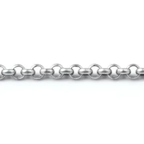 1.8mm Antique Silver Rolo Chain by the Foot