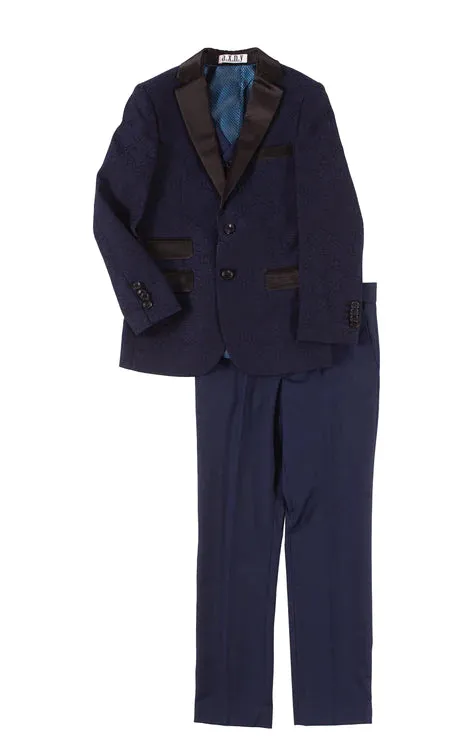 AKST2062 - Suit with Satin Collar