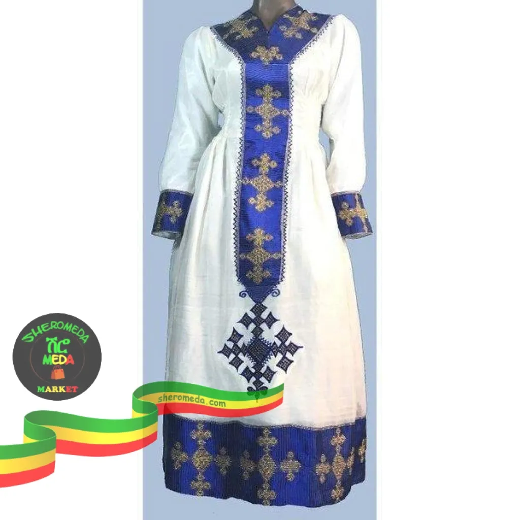 Blue abay dress