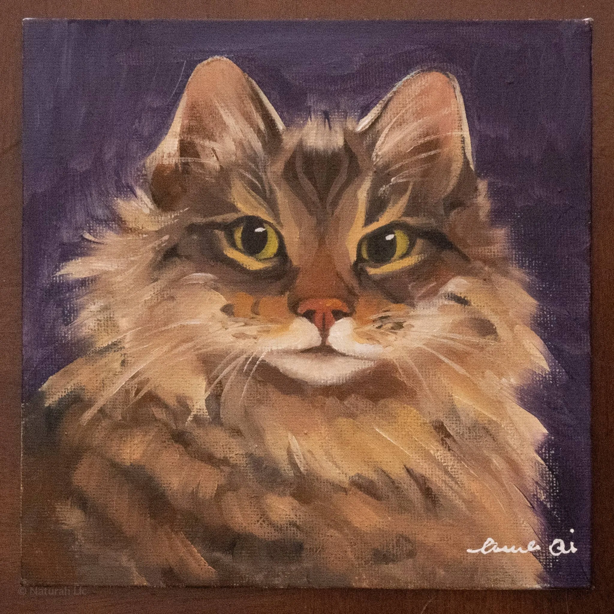 Custom Pet Portrait ~ 8x8"