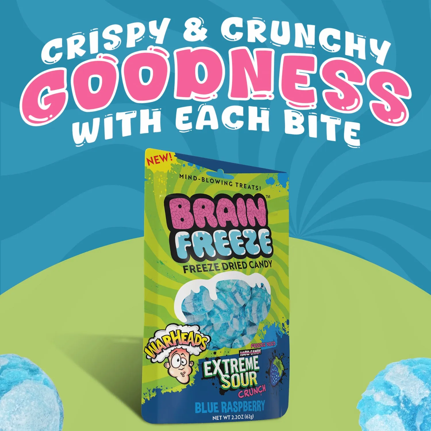 Extreme Sour Crunch Blue Raspberry