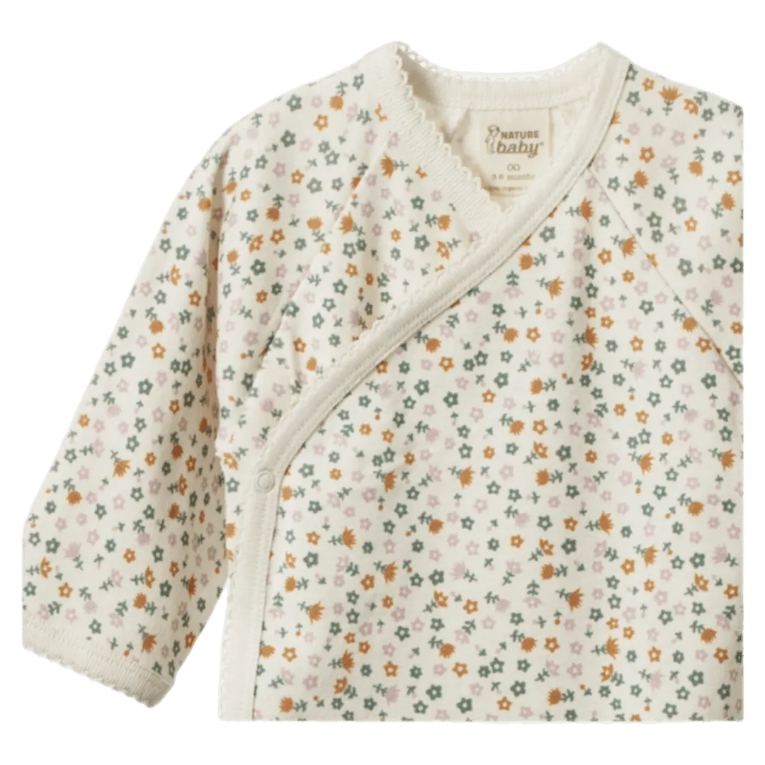 Long Sleeve Kimono Bodysuit - Pollyanna