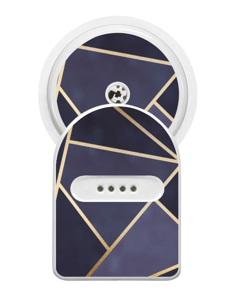 Miao Miao Sticker (Navy Geo)