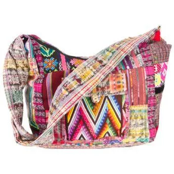 Upcycled Huipile Patch Purse